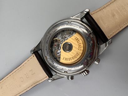 null FREDERIQUE CONSTANT "Healey Challenge

Steel chronometer watch, round case,...