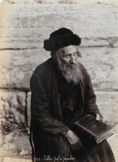 Félix BONFILS (1831-1885) 
Rabin juif à Jérusalem...