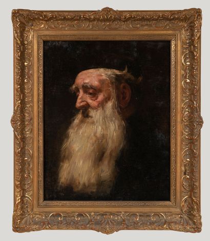 null FRENCH, end of the 18th century

Old bearded man

Oil on canvas

51 x 40 cm