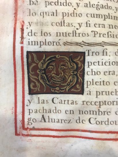 null 
SPAIN, Late 17th century

[CARTA EXECUTORIA HIDALGUIA] - Patent of nobility...