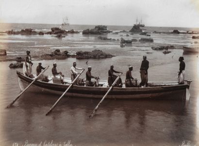 null Félix BONFILS (1831-1885)

Barque et bateliers à Jaffa

Photographie sur papier...