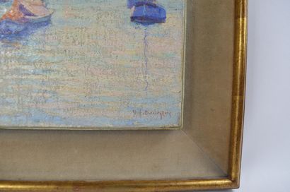 null Victor Ferdinand BOURGEOIS (1870-1957)

Les voiliers 

Huile sur toile, signée...