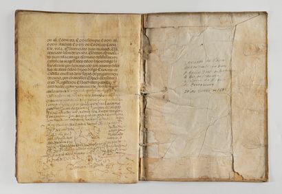 null 
SPAIN, Late 16th century

[CARTA EXECUTORIA HIDALGUIA] - Patent of nobility...