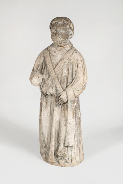 null FRANCE, 17th century

Saint priest

High relief in stone with traces of whitewash

Height:...
