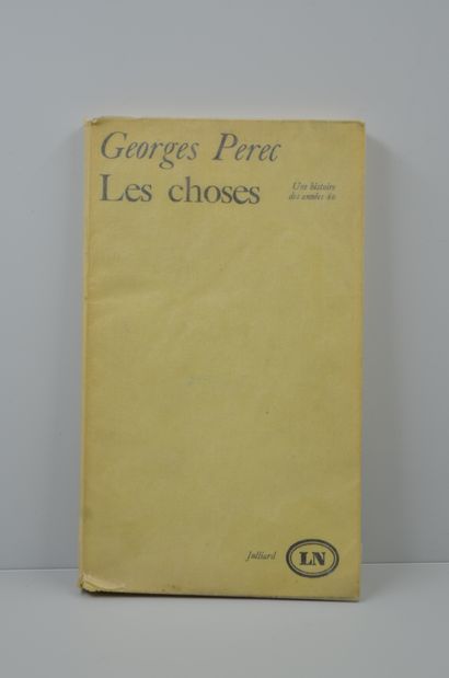 null Georges PEREC. 

Les Choses. A history of the sixties.

Paris, Julliard, Les...
