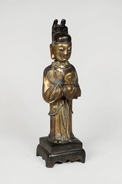 CHINA, Ming dynasty (1368-1644)

Gilded bronze...