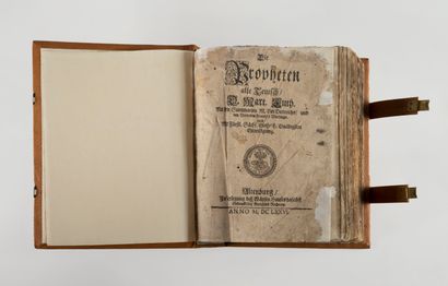 null 
Illustrated German Bible. 1676

Die Propheten. According to Martin Luther's...