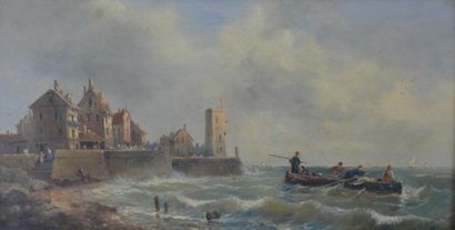 FRENCH SCHOOL, 19th century

Marine Landscapes,...