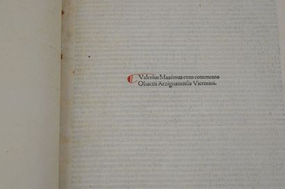 [Incunabulum] Valerius Maximus - VALERE MAXIME

Facts...