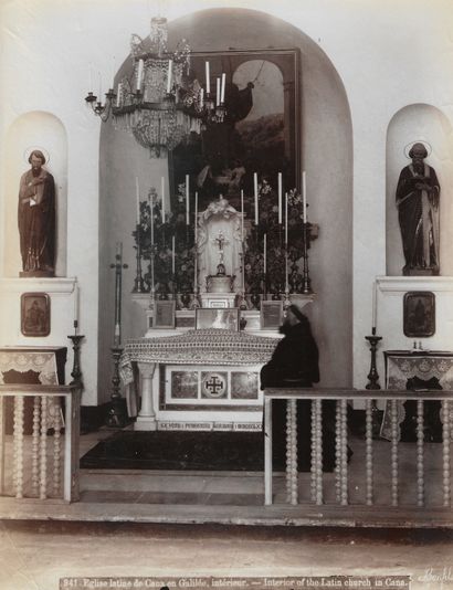 null Félix BONFILS (1831-1885)

Interior of the Latin church in Cana in Galilee

Photograph...