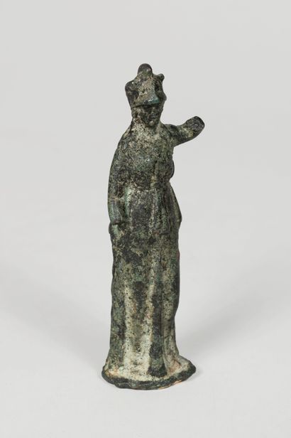 Minerva in bronze

Probably antique period,...