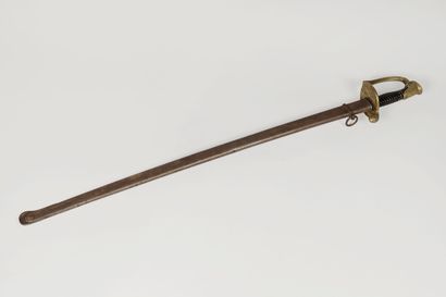 null Sabre d’adjudant d’infanterie modèle 1845-55.

Poignée en corne (manque le filigrane)....
