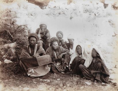 null Félix BONFILS (1831-1885)
Group of Lepers in Jerusalem
Photograph on albumen...