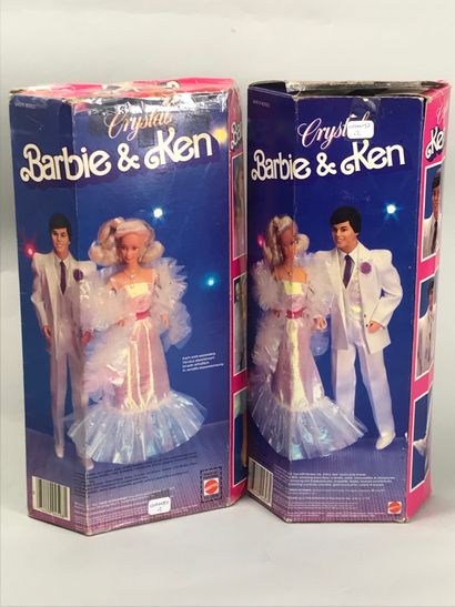null MATTEL, Barbie
Set of two dolls in box CRYSTAL KEN and CRISTAL BARBIE, ref 4898,...