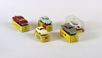null DINKY TOYS Opel, Mercedes, Porsche : 5 models
- Posche 356A cream coupe with...