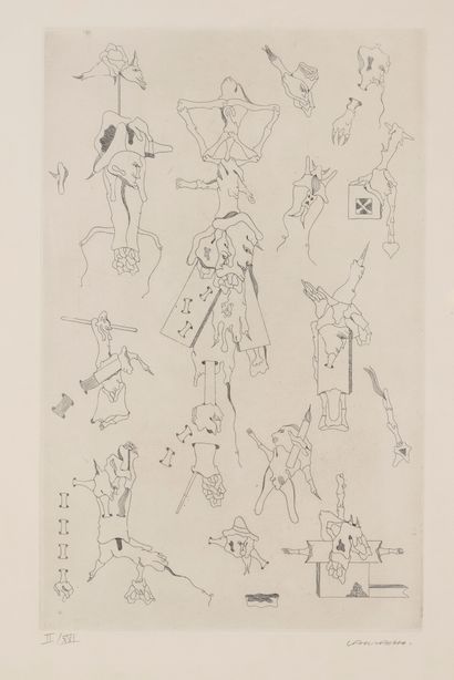 null Jorge CAMACHO (1934-2011)
Acrobatics
Engraving signed lower right and numbered...