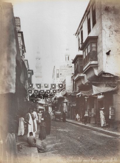 null Felix BONFILS (1831-1885)
A Street in Old Cairo on a Feast Day
Photograph on...