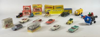 null DINKY TOYS, SOLIDO, CORGI, RAMI : strong lot of miniatures including
- DINKY...