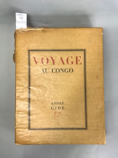 null André GIDE (1869-1951)
Voyage au Congo suivi du Retour du Tchad 
Exemplaire...