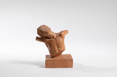 null Richard FATH (1900-1952)
Christ with the crown of thorns 
Terracotta proof,...