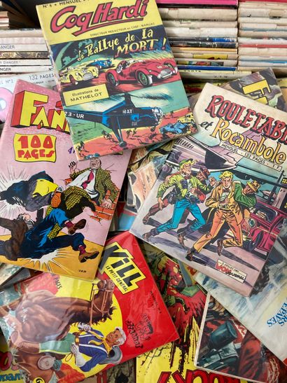 null COMICS. MAGAZINES.
Collection of periodicals of comic strip bound. Various youth...