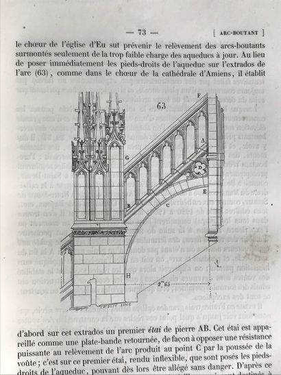 null VIOLLET-LE-DUC Eugene,
Dictionnaire raisonné de l'architecture FRANÇAISE du...