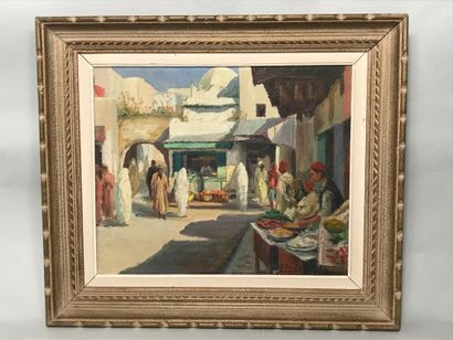 null Georges Marius GÉO-LACHAUX (1891-?)
Street of Tunis
Oil on canvas signed lower...
