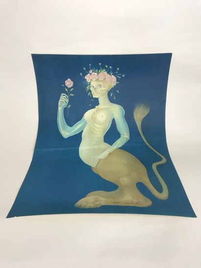 null Leonor FINI (1907-1996)
Chimera with a crown of roses
Lithograph signed numbered...