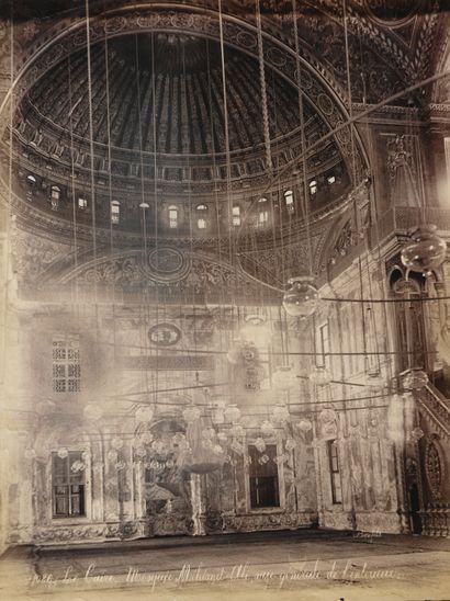 null Felix BONFILS (1831-1885)
Cairo - Mehemit Ali Mosque, General View of the Interior
Photograph...