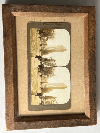 null Flat Iron building, the most strikinf of sky scrappers, New-York, 
Stereoscopic...