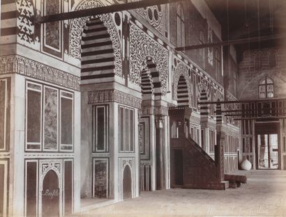 null Félix BONFILS (1831-1885)
Cairo - Interior of the Moayed Mosque - perspective
Photograph...