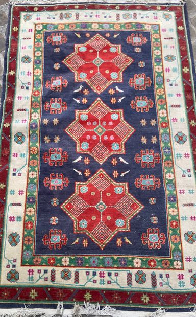 null Border between China and Russia, Samarkand, circa 1975.
Wool velvet on cotton...