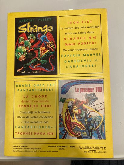 null COMICS, COMIC BOOKS
Important lot including MARVEL (1970s, 1972), STAN-LEE'S...