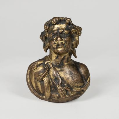 null Head of Bacchus in gilded bronze. Ornament of door. 
Work of the XIXth century
Height:...