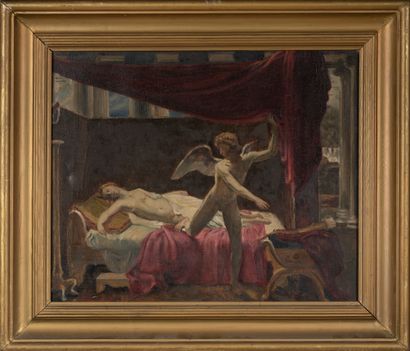 null 20th century french school 
The sleep of endymion
Oil on canvas signed lower...