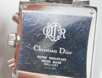 null CHRISTIAN DIOR, RIVA model

Steel watch with square case and diamond-set lugs....