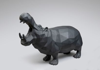 null ORLINSKI (1966)
Wild Hippo grandeur nature
Épreuve en polyrésine noire mat....