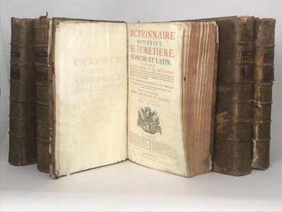 null FURETIERE Antoine (1619-1688)
Dictionnaire universel françois et latin, vulgairement...