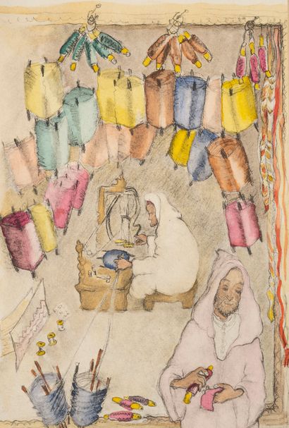 null JALABERT EDON Eliane (1904-1996)
Artisans du vieux Maroc, Chez l'auteur A.RABAT....