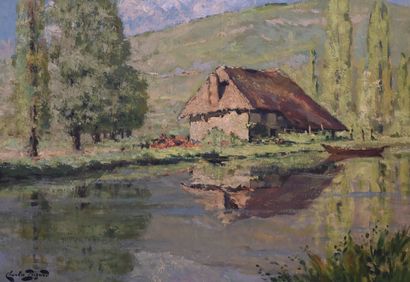 null Charles Henry BIZARD (1887-1954)
Tuilerie en Savoie
Huile sur toile, signée...