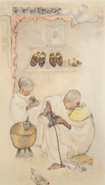 null JALABERT EDON Eliane (1904-1996)
Artisans du vieux Maroc, Chez l'auteur A.RABAT....