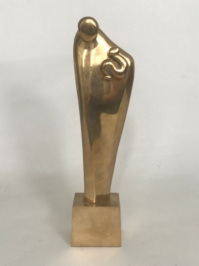 null Danielle SOUANIN (né en 1934)
Terre mère
Sculpture en bronze doré, numérotée...