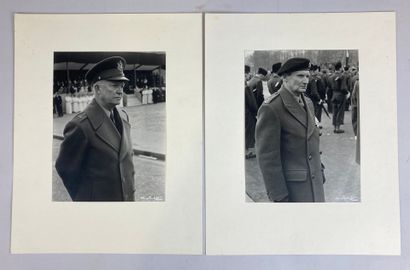 null Jean-Gérard SECKLER (1924-2015, Alfortville)
Deux portraits, l'un d'Eisenhower,...