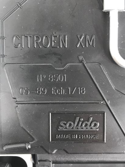 null SOLIDO, France
Voiture Citroen XM, n°8501
Echelle 1/18 
Long.: 26 cm.
(Quelques...