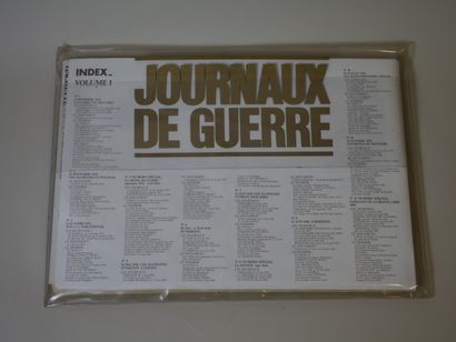 null JOURNAUX DE GUERRE 
Ensemble de 6 folios contenant des rééditions de journaux...