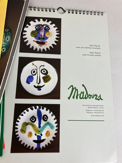 null Lot de catalogues de Madoura de 1999, 2000, 2001, 2003, 2002, 2005, 2006. Dont...