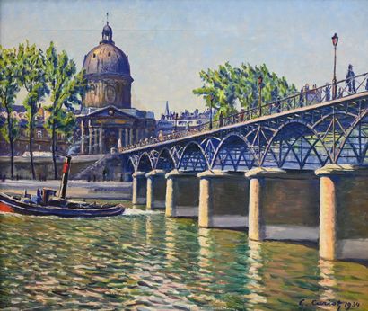 null Gustave Camille Gaston CARIOT (1872-1950)
Paris, le Pont-Neuf, 1934
Huile sur...