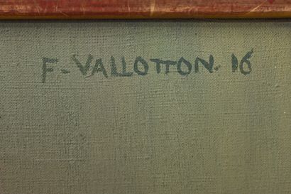 null Félix VALLOTTON (1865-1925)
Dahlias et courge, 1916
Huile sur toile
Signée et...