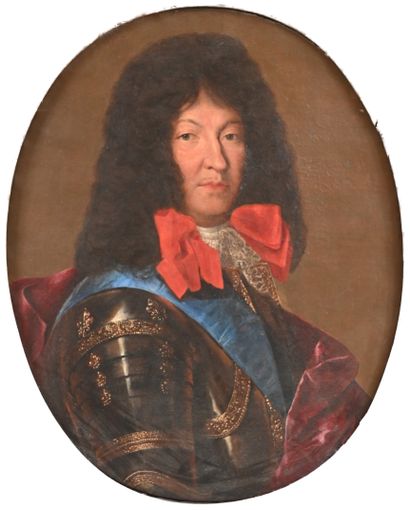 null École FRANÇAISE, début du XVIIIè siècle, atelier de Pierre RABON (1616-1684)
Portrait...