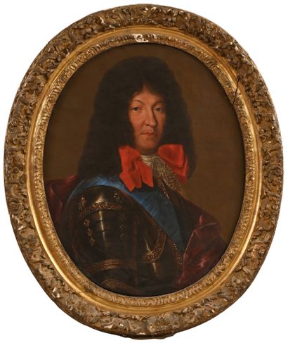 null École FRANÇAISE, début du XVIIIè siècle, atelier de Pierre RABON (1616-1684)
Portrait...